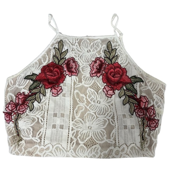 Lulus Tops - Lulus floral lace tank top